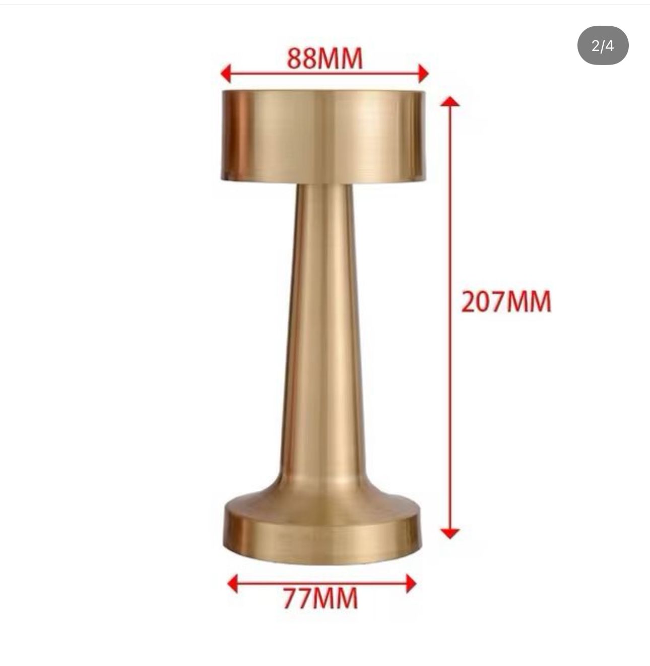 Table lamp built-in 1200mA battery